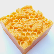 Load image into Gallery viewer, Citrus Sunshine &amp; Honey Bee Soap - Turmeric - Honey - Olive Oil with Shea, Mango &amp; Cocoa Butters
