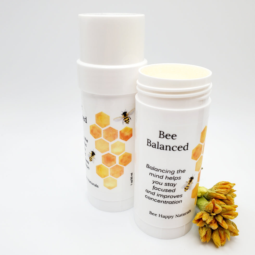 Bee Balanced Balm - Natural Aromatherapy - Stress Relief - Mood Support - Easy to Use