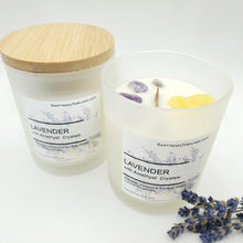 Load image into Gallery viewer, Luxury Aromatherapy Candles - Crackling Wood Wick - Gemtone Intention Candles - 7 Aroma Options
