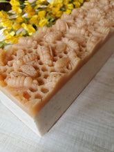 Load image into Gallery viewer, Bee Restored - Honey, Shea Butter, Moroccan Red Clay &amp; Oatmeal - Double Layer Soap
