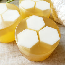 Load image into Gallery viewer, Honeycomb Facial Soap - Honey, Olive Oil &amp; Goats Milk
