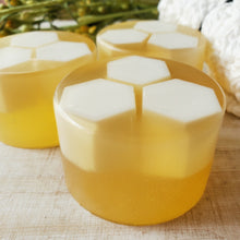 Load image into Gallery viewer, Honeycomb Facial Soap - Honey, Olive Oil &amp; Goats Milk
